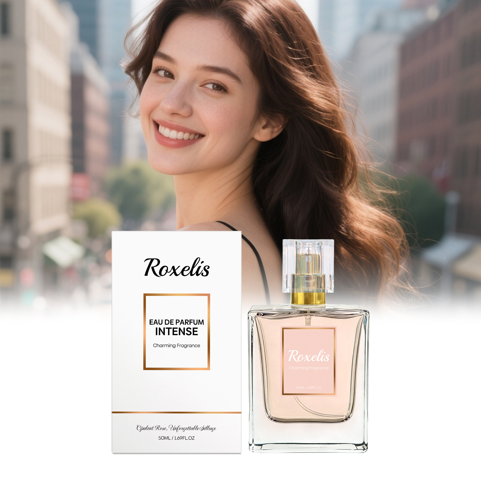 Perfume Fragrance Hair Spray - 로즈 바닐라 아로마 스프레이, 지속력 좋은