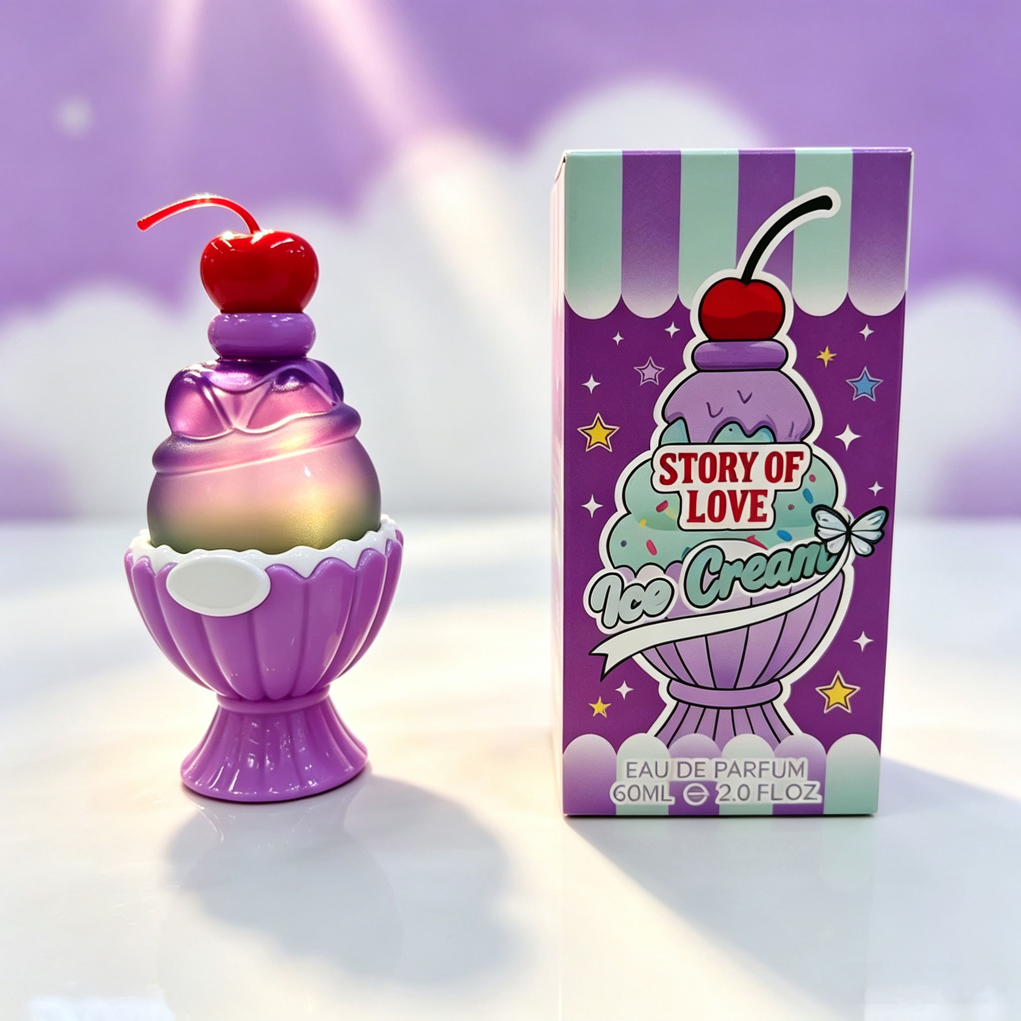 Perfume Fragrance For Girls - 귀여운 아이스크림 모양의 오 드 퍼퓸