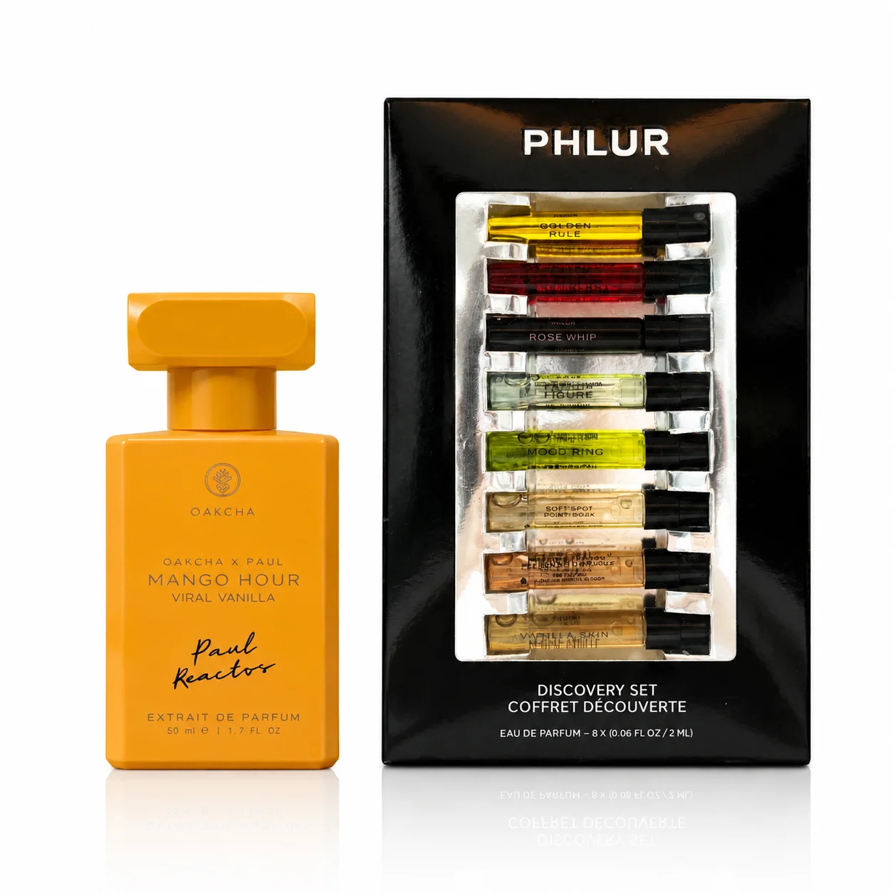 Perfume Fragrance Discovery Set - OAKCHA 여성용 향수 세트 2종, 망고