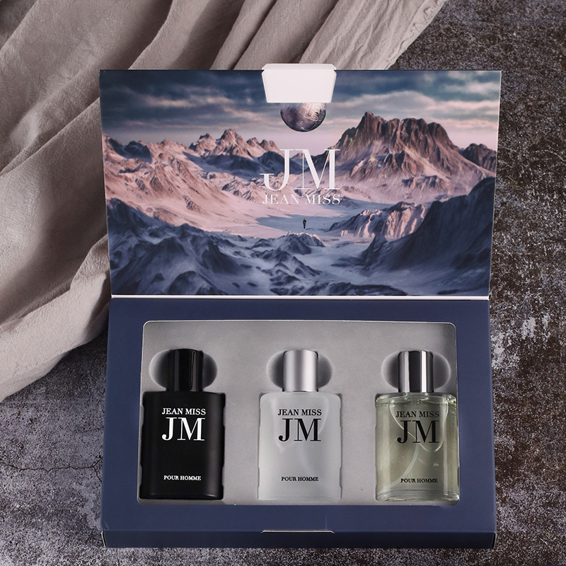 Fragrance Perfume Usa - 남성용 오드뚜왈렛 향수 선물 세트 3개,