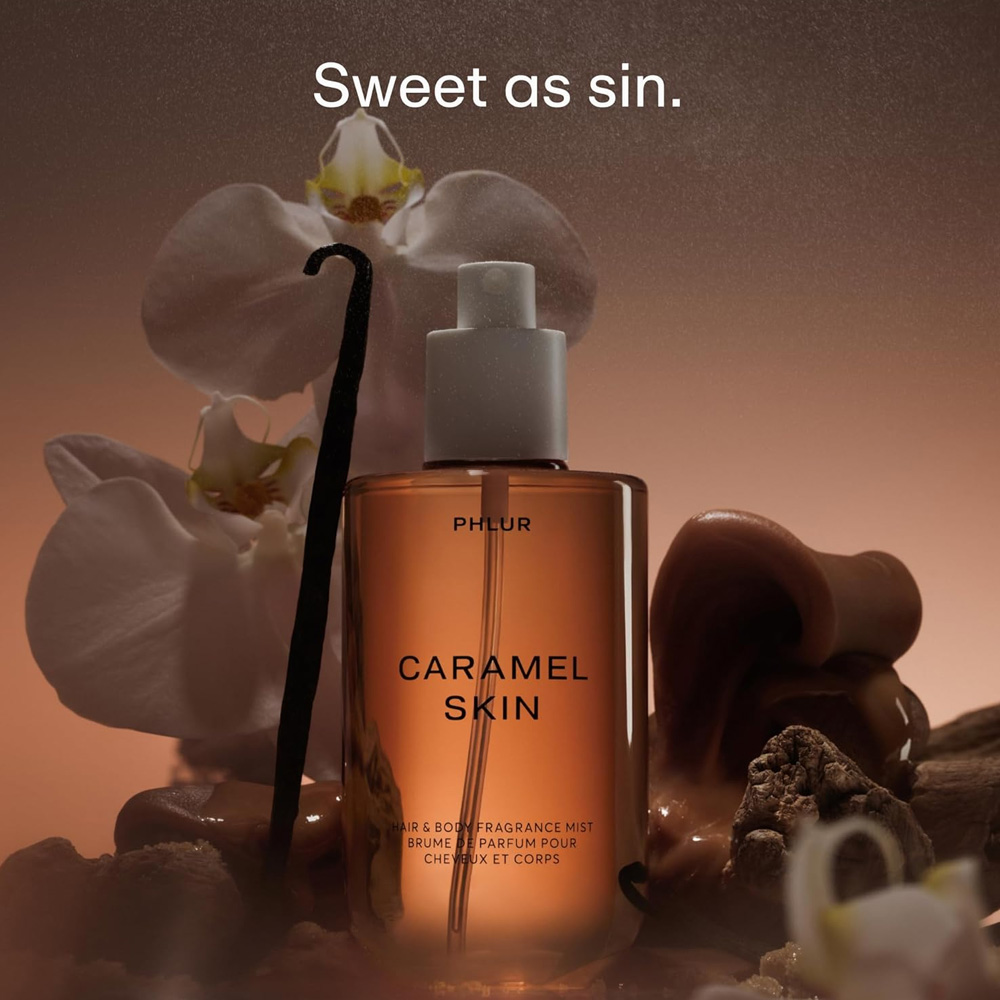 Perfume Fragrance Hair Spray - PHLUR 캐러멜 스킨 바디 미스트, 8