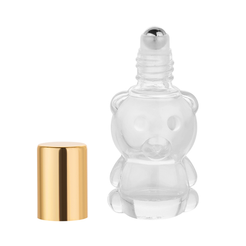 에센셜 오일 유리 병 빈 분명 곰 모양의 철강 롤러 볼 - Perfume Fragrance Machine 리뷰 및 가격