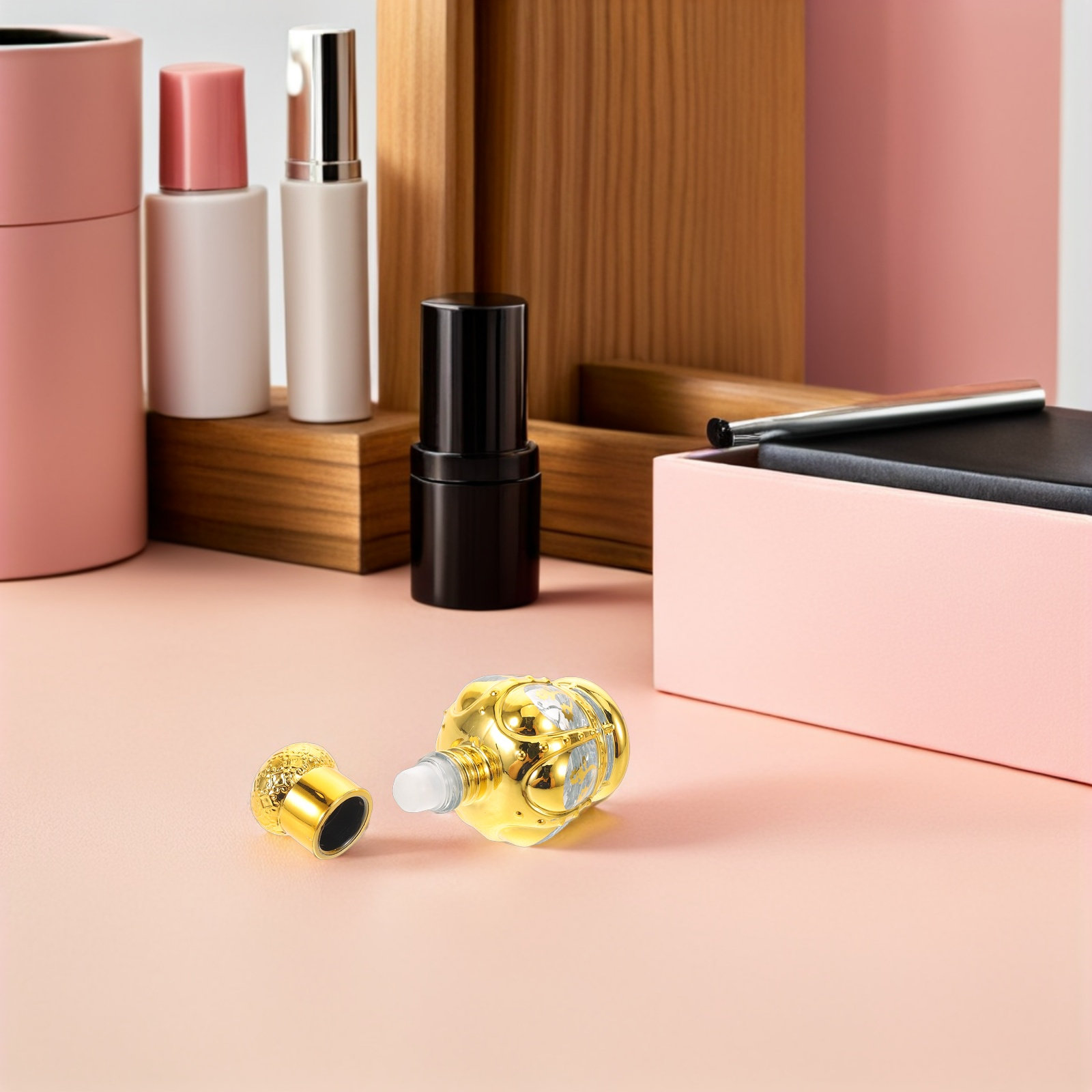 2Pcs 12Ml 투명 유리 롤온 병 에센셜 오일 향수 - On Perfume & Fragrance Kota Bogor 리뷰 및 가격